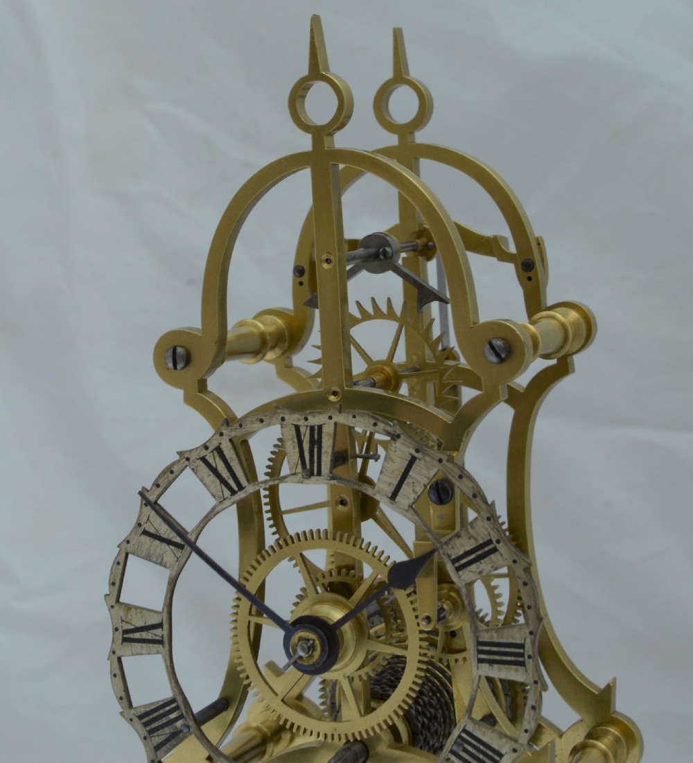 Antique 6-spoke Skeleton clock View III