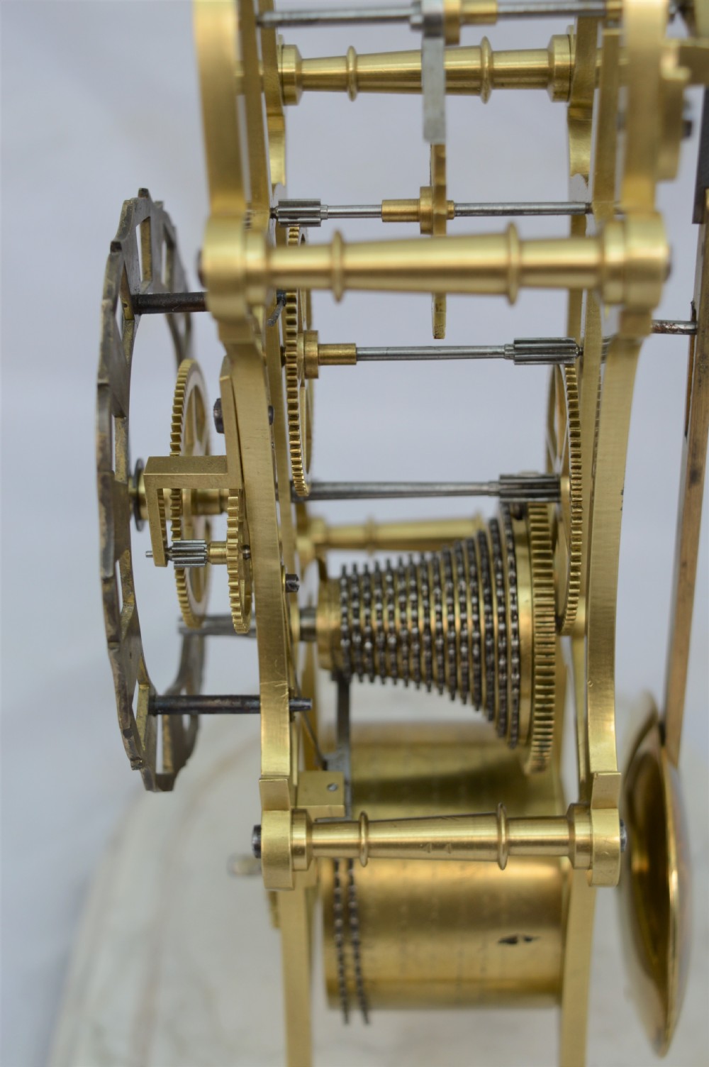 Antique 6-spoke Skeleton clock View V