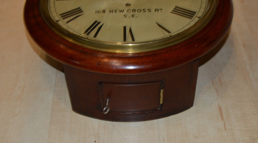 S J Clegg London Fusee Dial Wall Clock View II