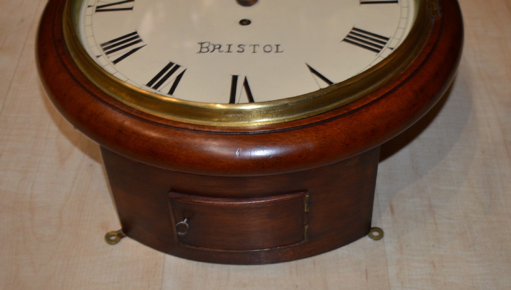 Langford Bristol Fusee Dial Wall Clock View II