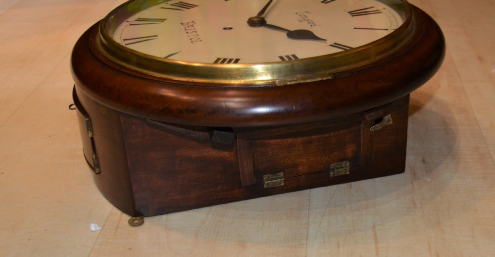 Langford Bristol Fusee Dial Wall Clock View IV