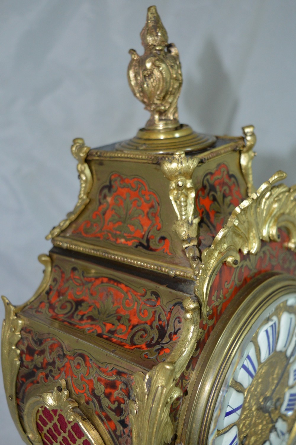 Fine Boulle Mantel Clock Richard & Co Paris View III