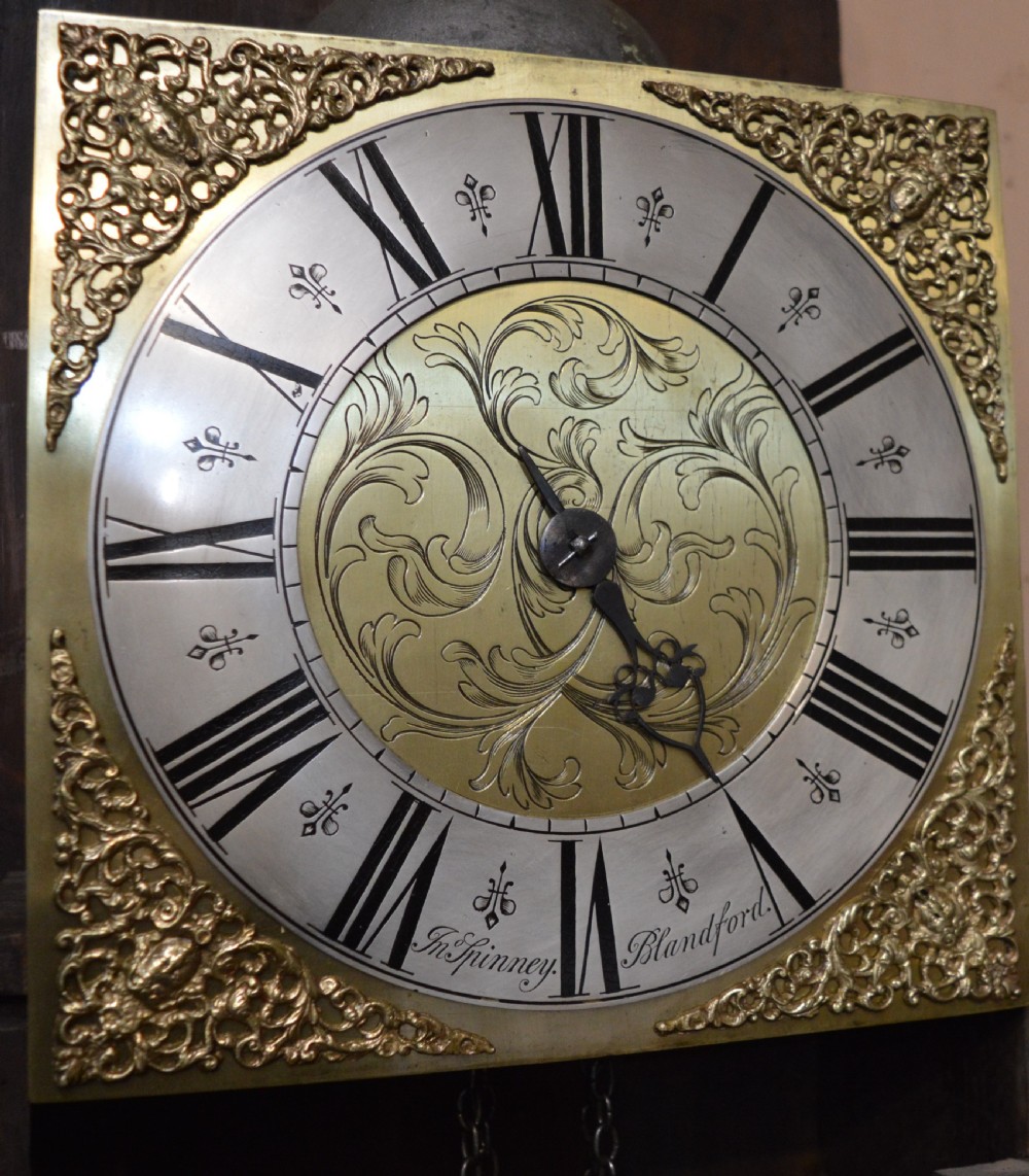 John Spinney Blandford Forum 'Cottage' Longcase Grandfather Clock View II