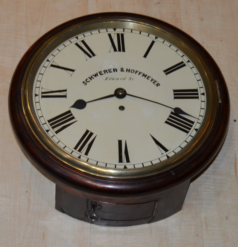 Schwerer & Hoffmeyer London Fusee Dial Wall Clock