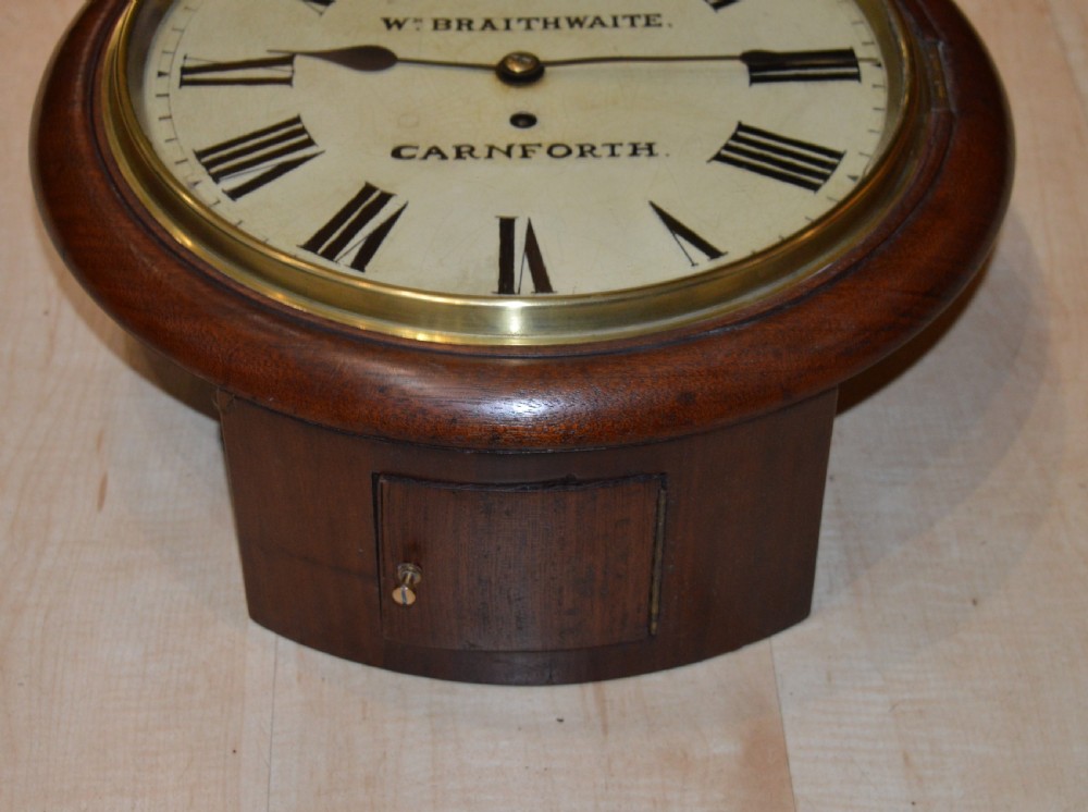 William Braithwaite Carnforth Fusee Dial Wall Clock View II