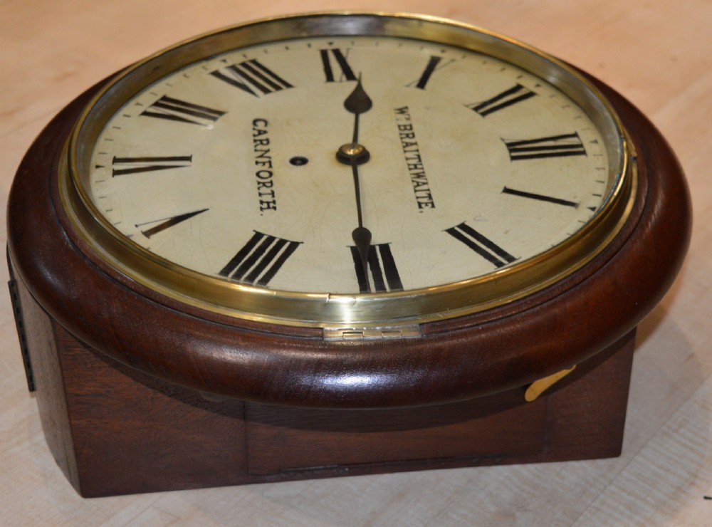William Braithwaite Carnforth Fusee Dial Wall Clock View IV
