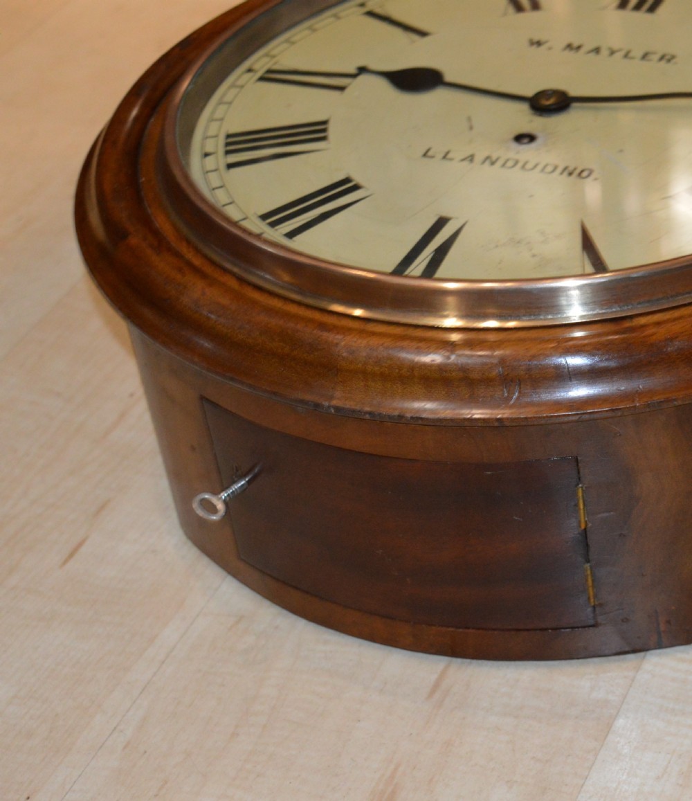 William Mayler Llandudno Fusee Dial Wall Clock View II