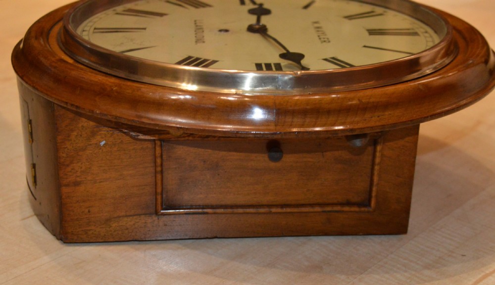 William Mayler Llandudno Fusee Dial Wall Clock View IV