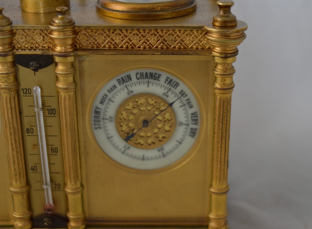 Carriage Clock Barometer Combination View II