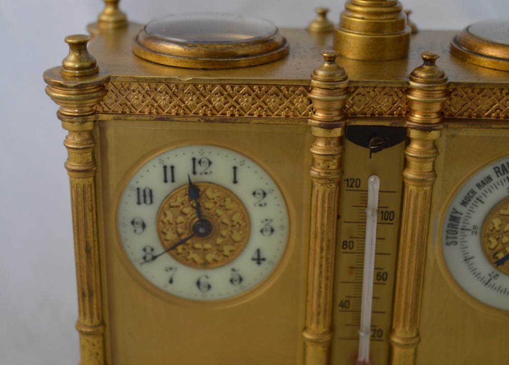 Carriage Clock Barometer Combination View III