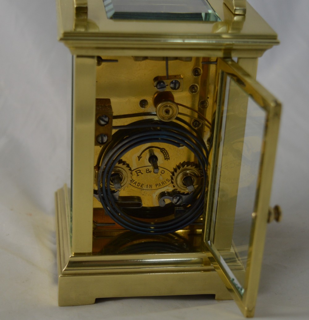 Richard & Co Paris Striking Carriage Clock View V