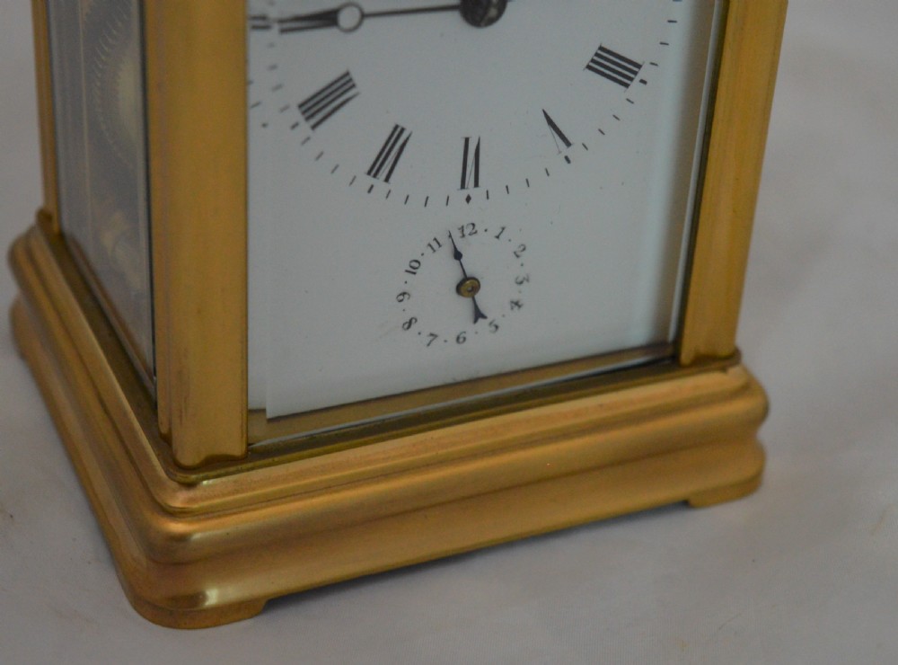 Brunelot Gorge Case Striking Carriage Clock View II