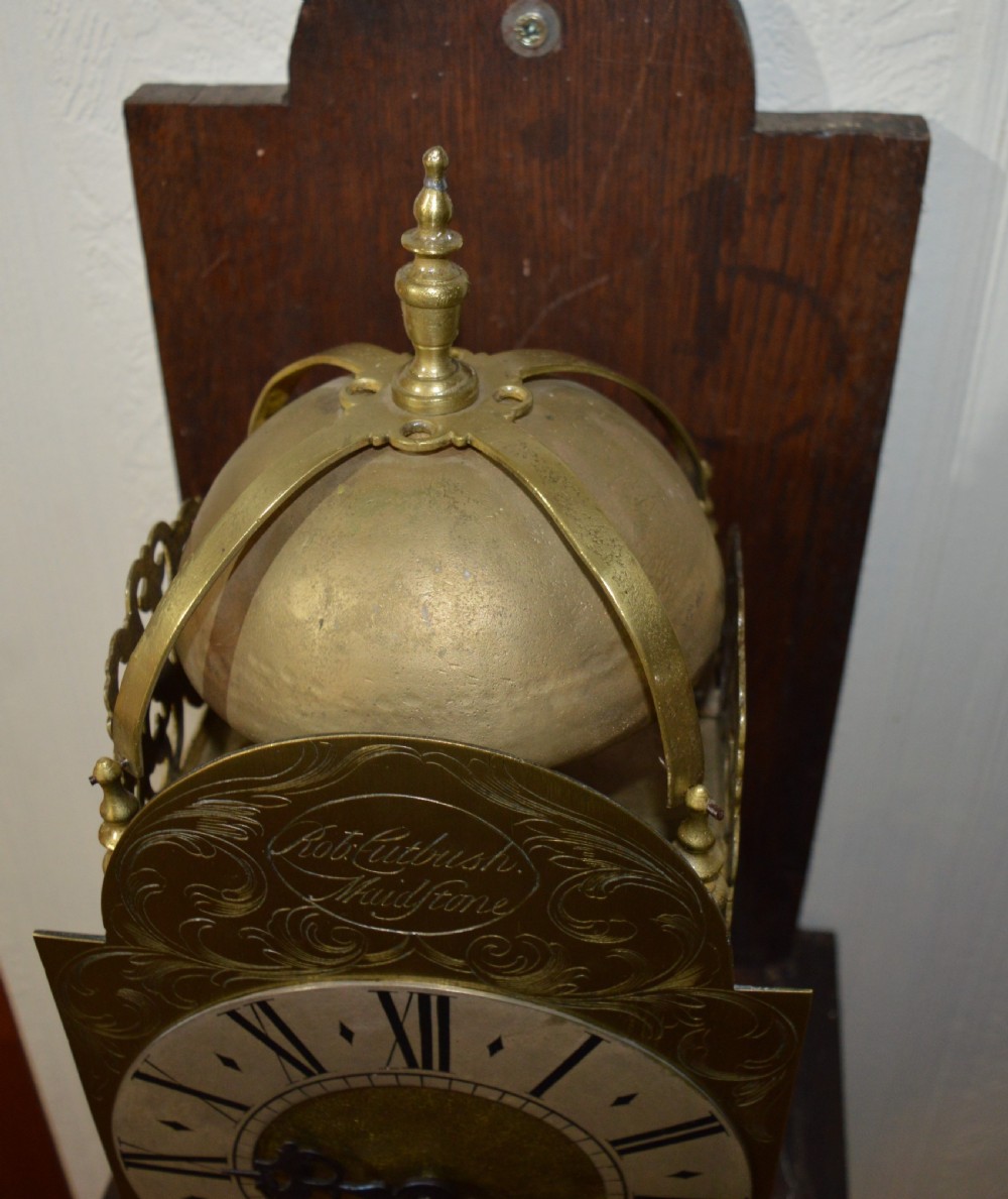 Robert Cutbush of Maidstone English Lantern Clock c.1750 View VII