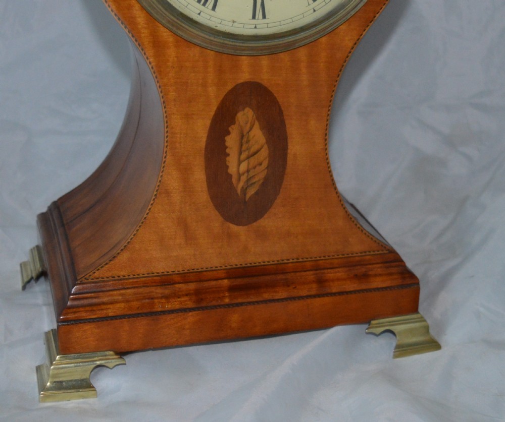 John Harper London Georgian Satinwood Balloon Fusee Clock View II
