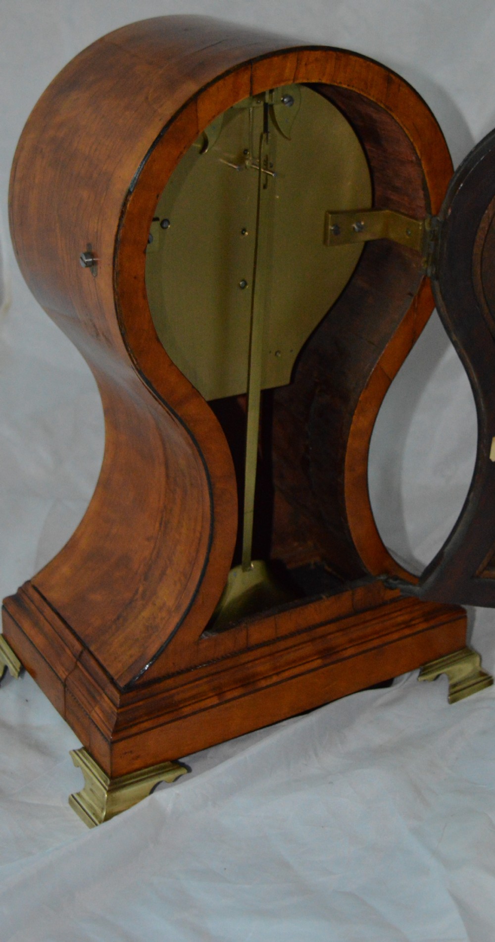 John Harper London Georgian Satinwood Balloon Fusee Clock View VI