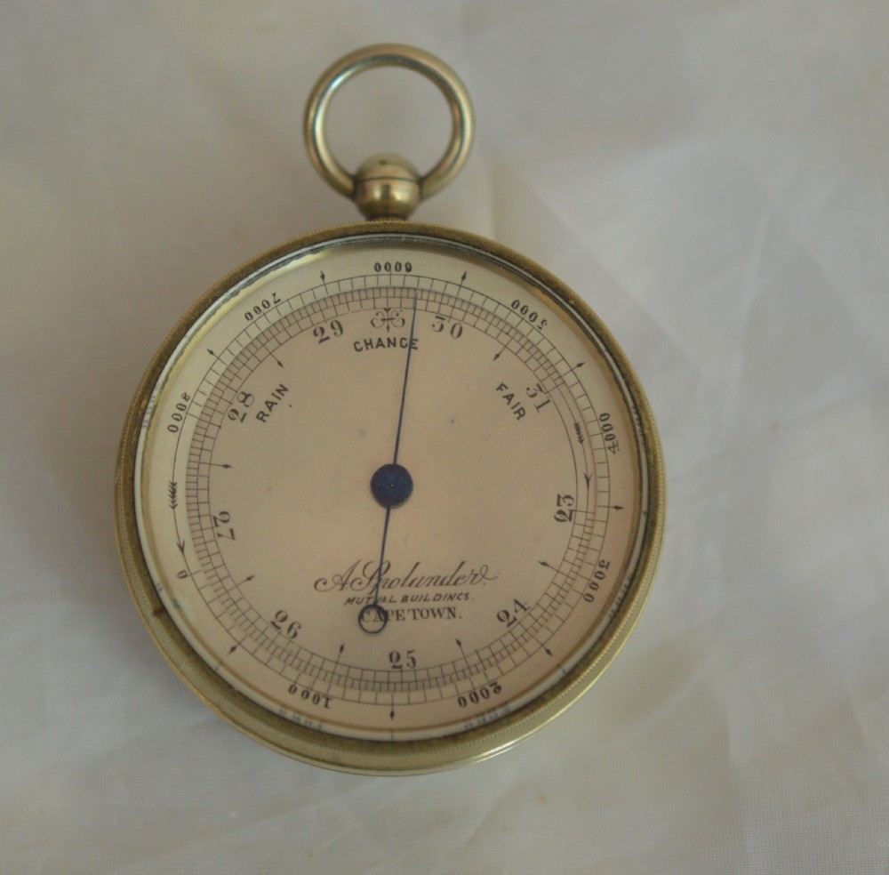 Cape Town Travelling Pocket Barometer View II