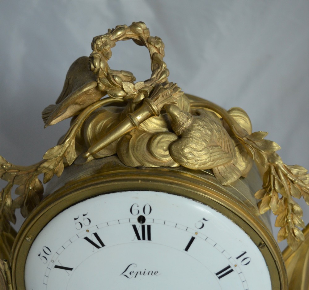 Lepine 18th Century Ormolu Mantel Clock View VI