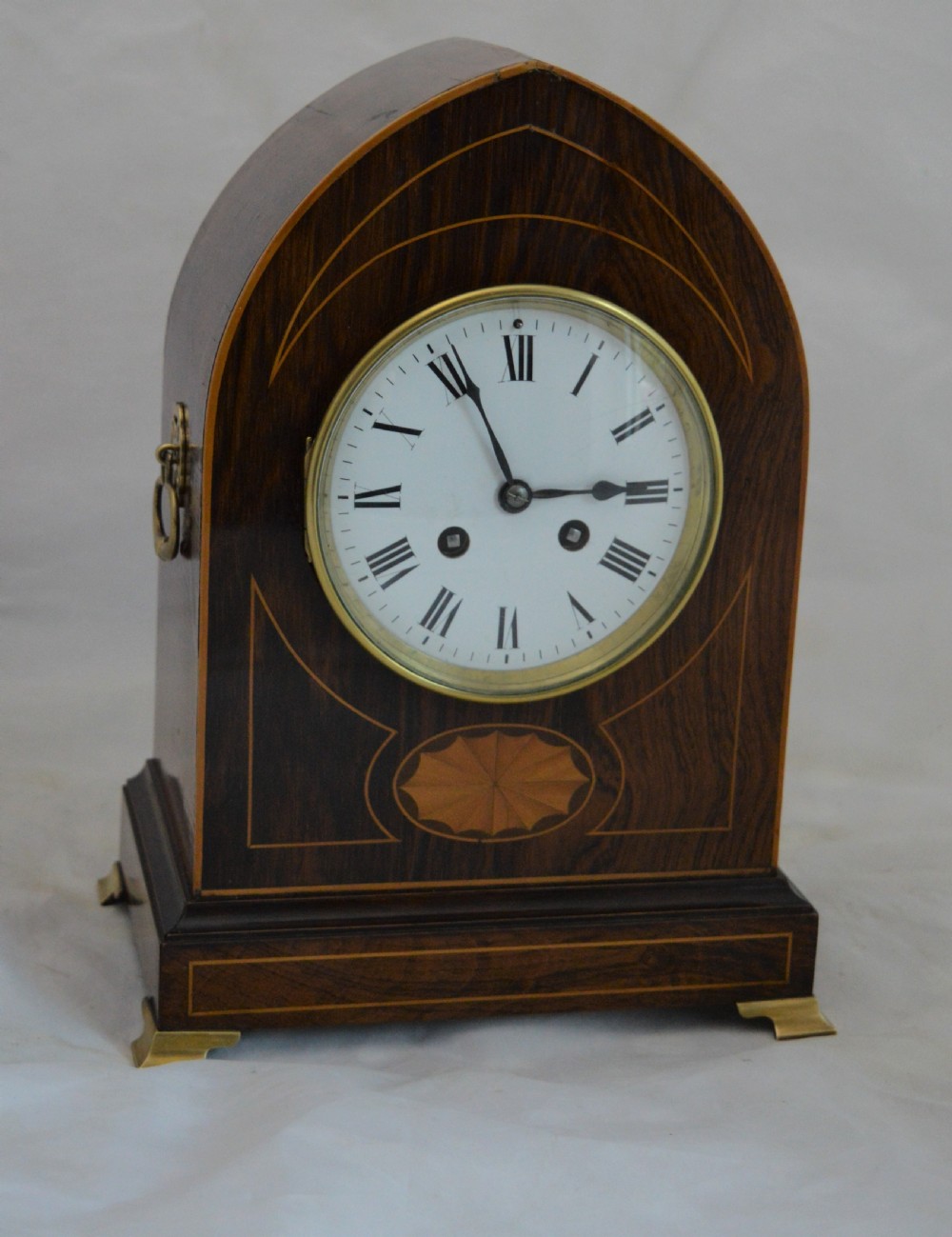 Edwardian Rosewood Mantel Clock View V
