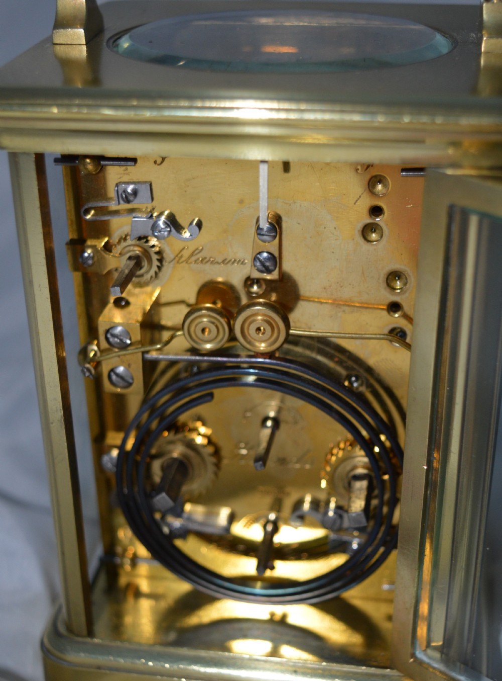 Striking and Alarm Carriage Clock View III