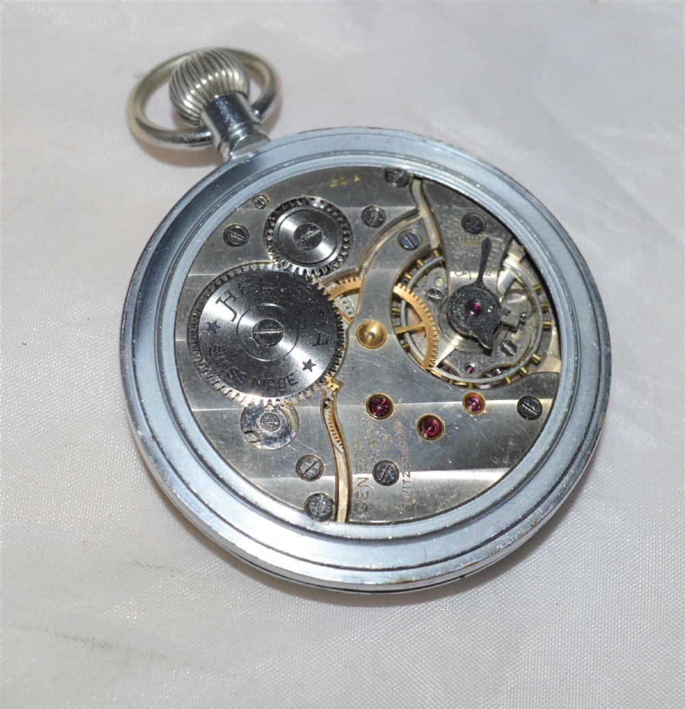 Helevitia WW2 Period Military Issue Pocket Watch View III