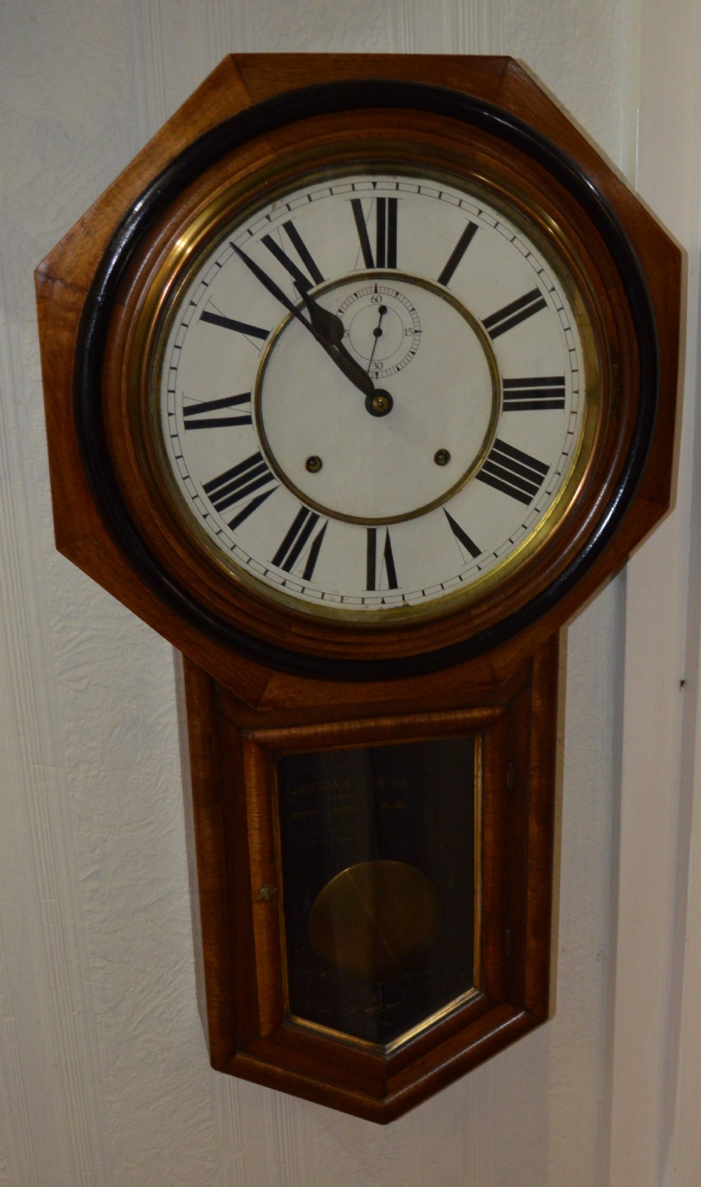 Ansonia Drop Dial Wall Clock