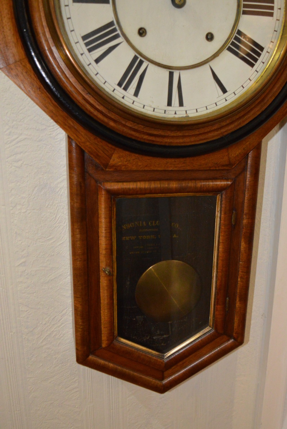 Ansonia Drop Dial Wall Clock View II