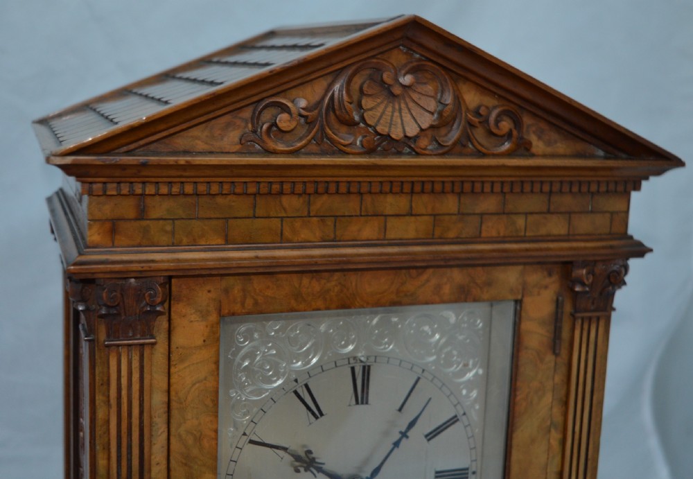 Walnut Bracket/Mantel Clock, Ting Tang quarter Striking View VII