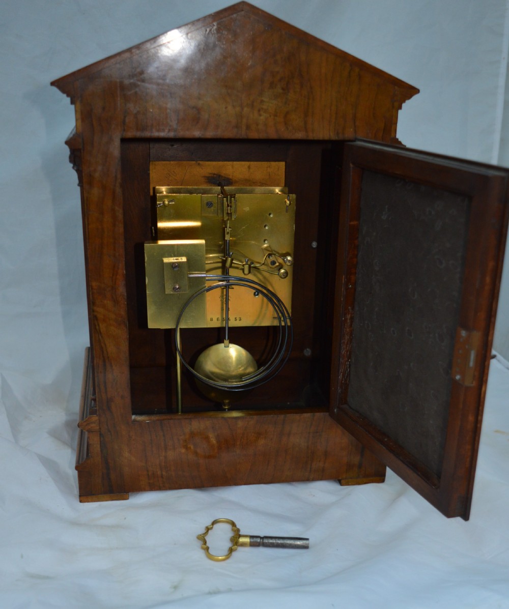 Walnut Bracket/Mantel Clock, Ting Tang quarter Striking View VIII