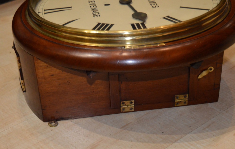 Samuel James, Stevenage Fusee Dial Wall Clock View IV