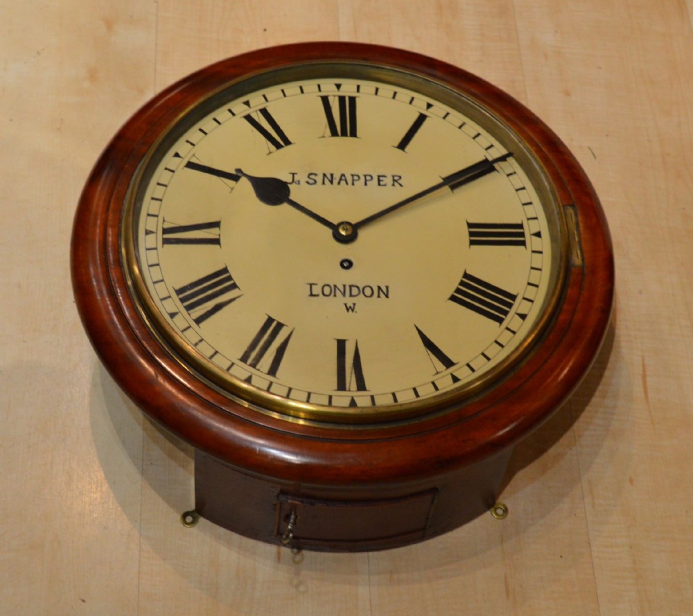 J Snapper London Fusee Dial Wall Clock