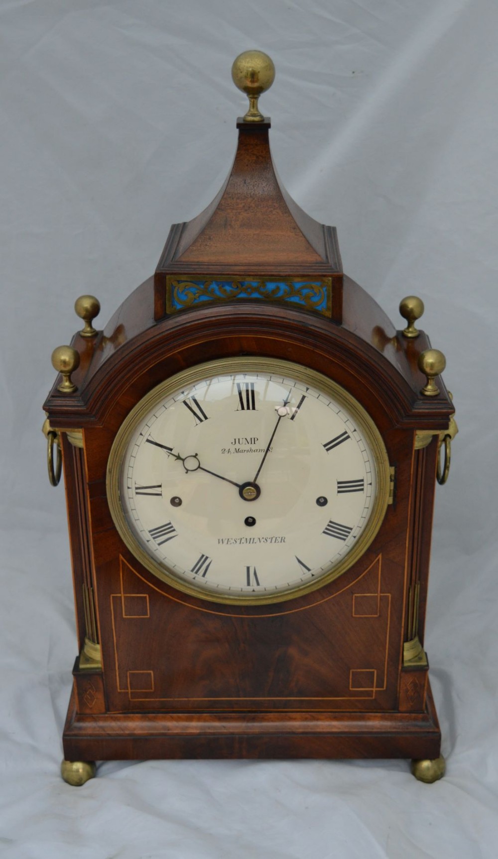 Jump 24v Marsham Street London 8 Bells Georgian Bracket Clock