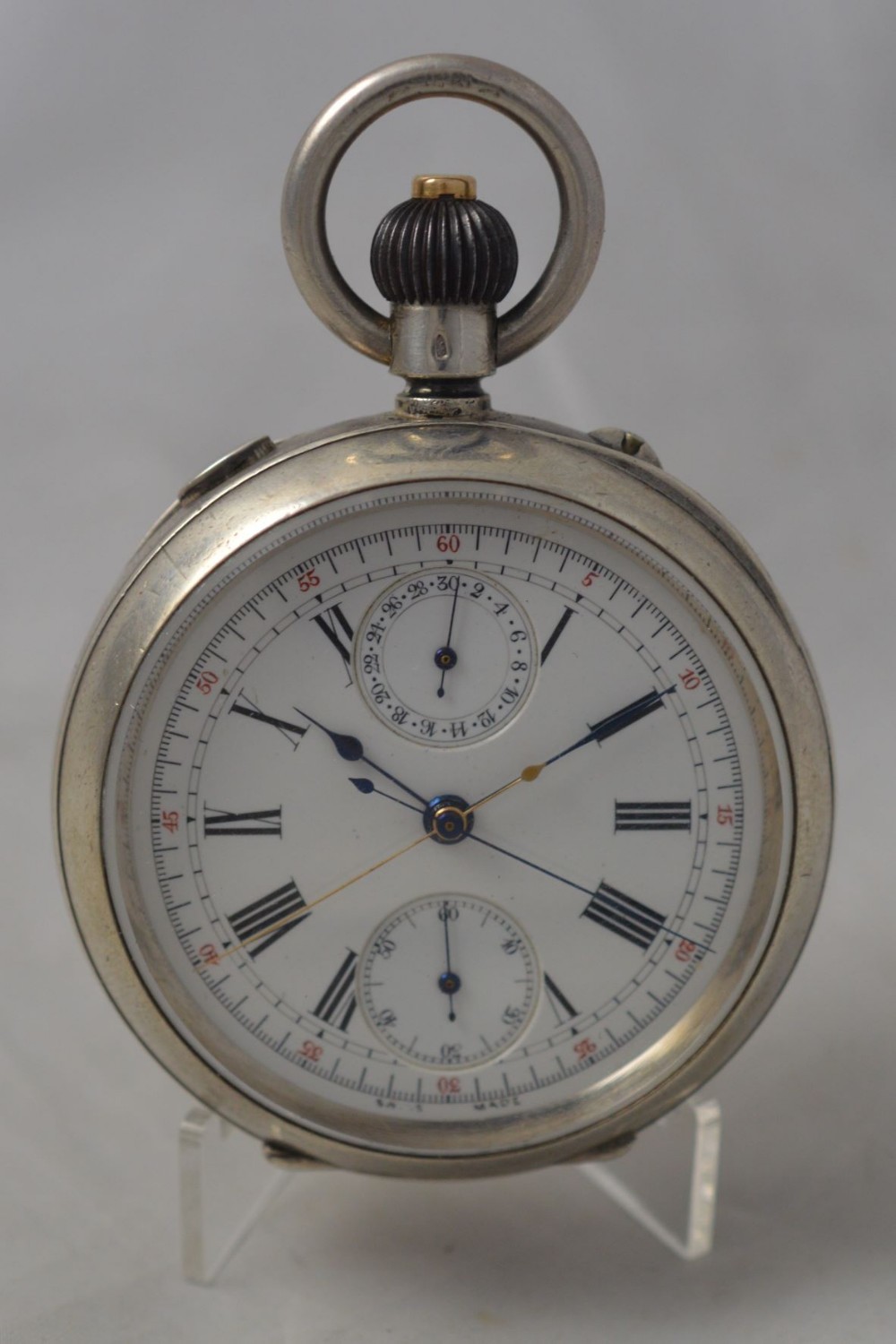 Rattrapante, Split Second Chronograph pocket Watch