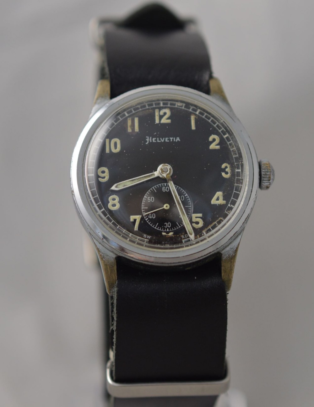 Helevitia German Military Issue WW2 Wristwatch