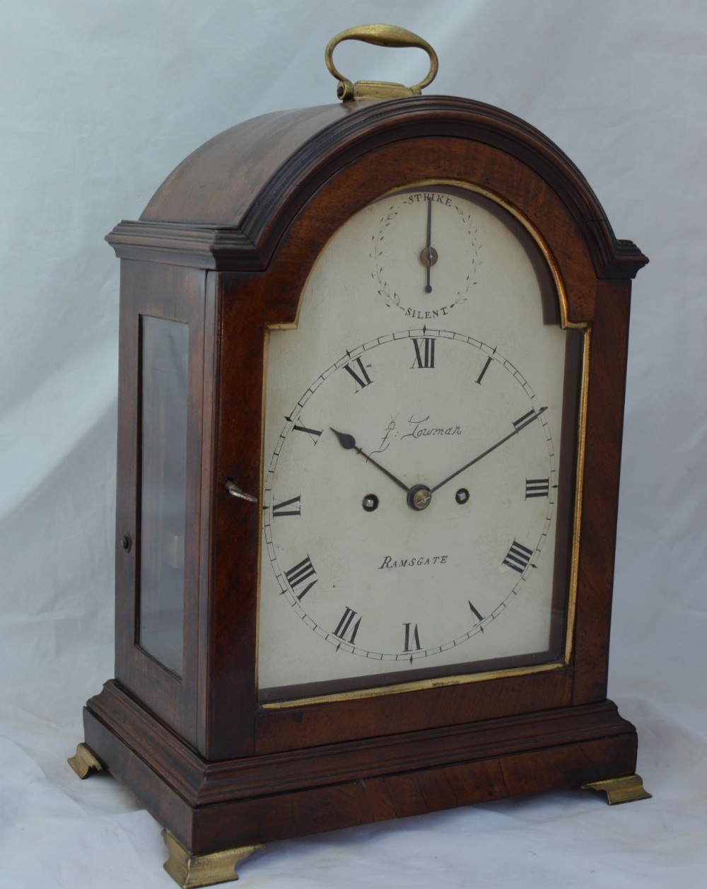 Jerimiah Lowman, Ramsgate Georgian Quarter Strike Twin Fusee Bracket/Table Clock