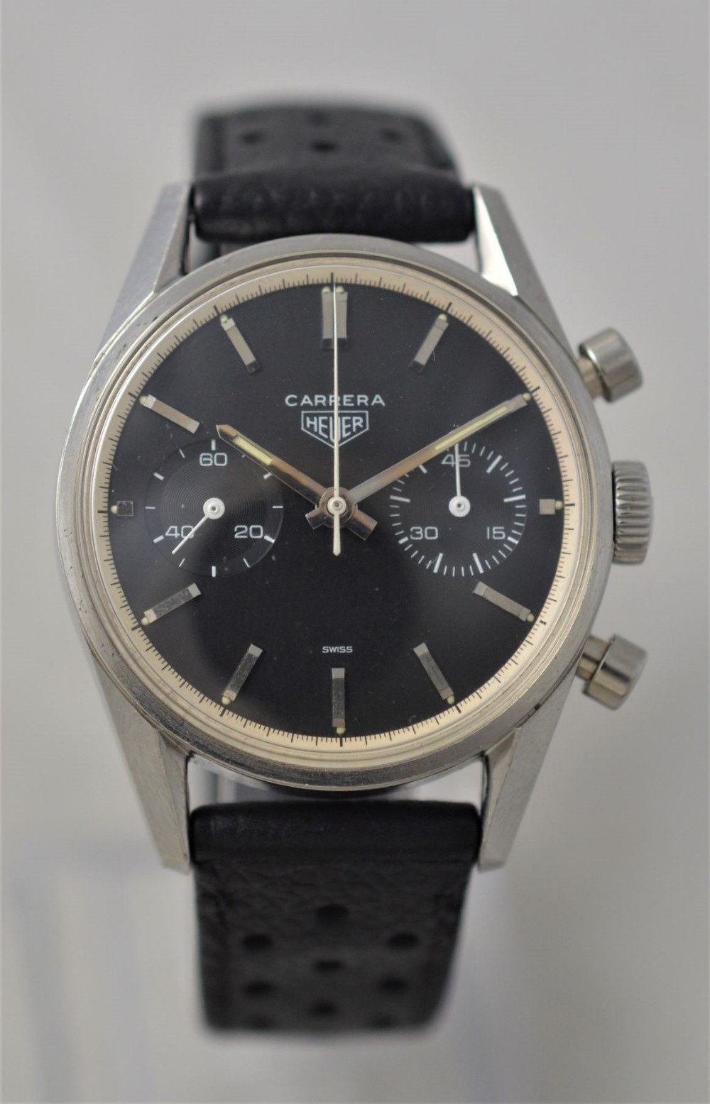 1968 Heuer Carrera Chronograph Wristwatch