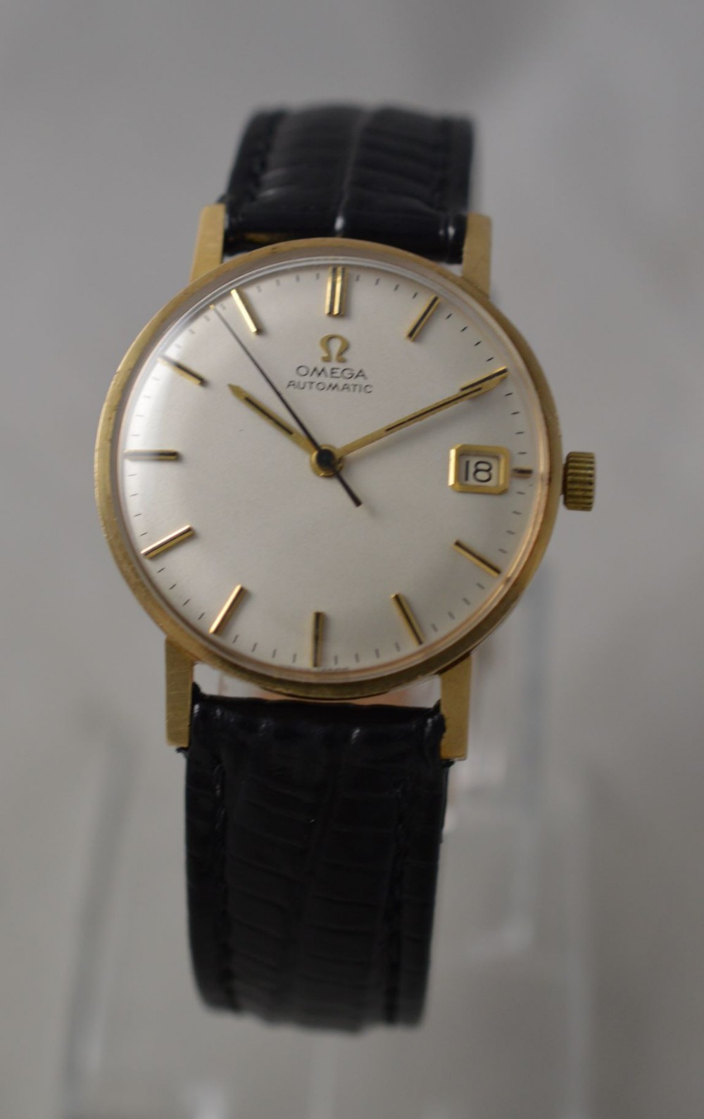 1965 Omega 9K Gold Automatic Wristwatch 