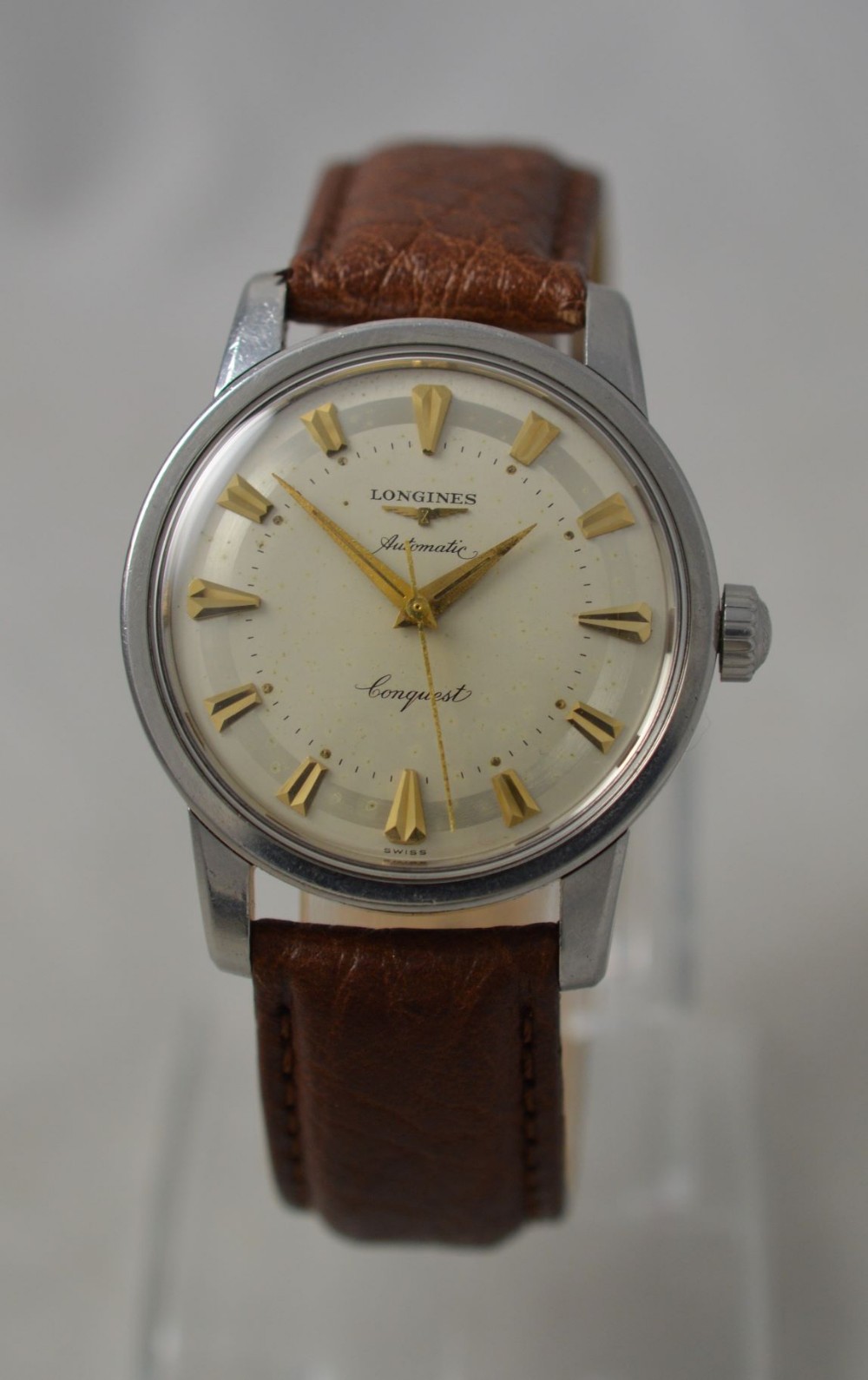 1959 Longines Conquest Automatic with Box & Papers