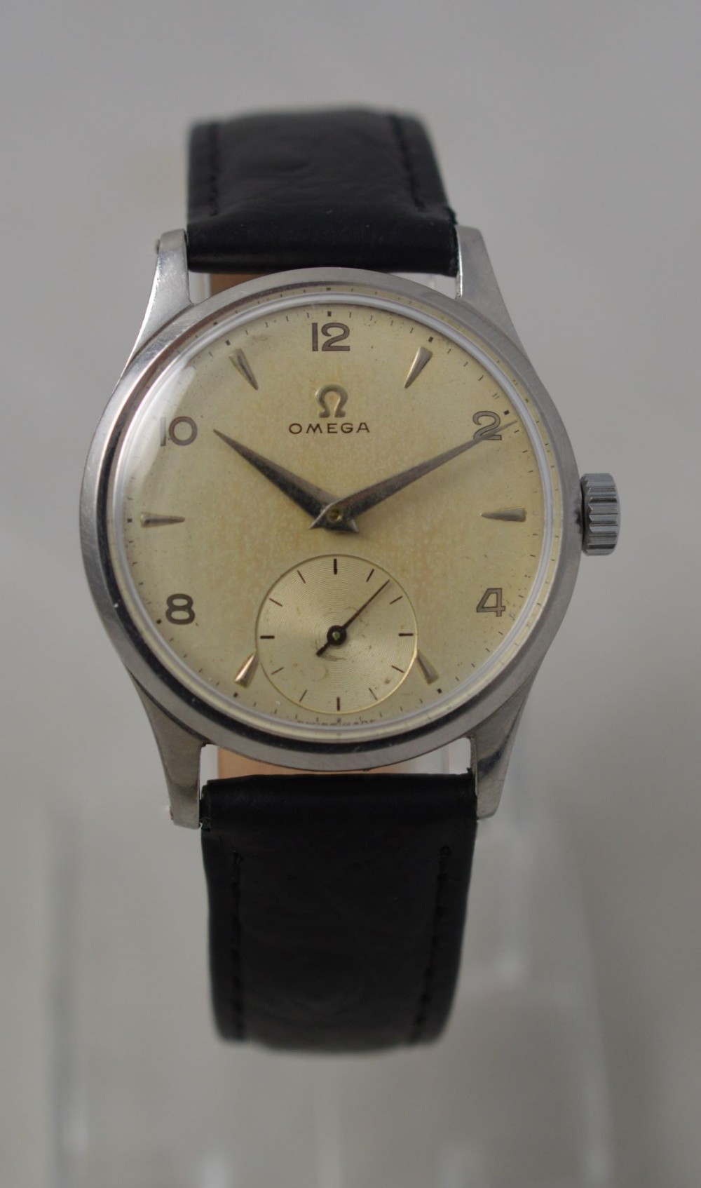 1951 Omega Stainless Steel Wristwatch