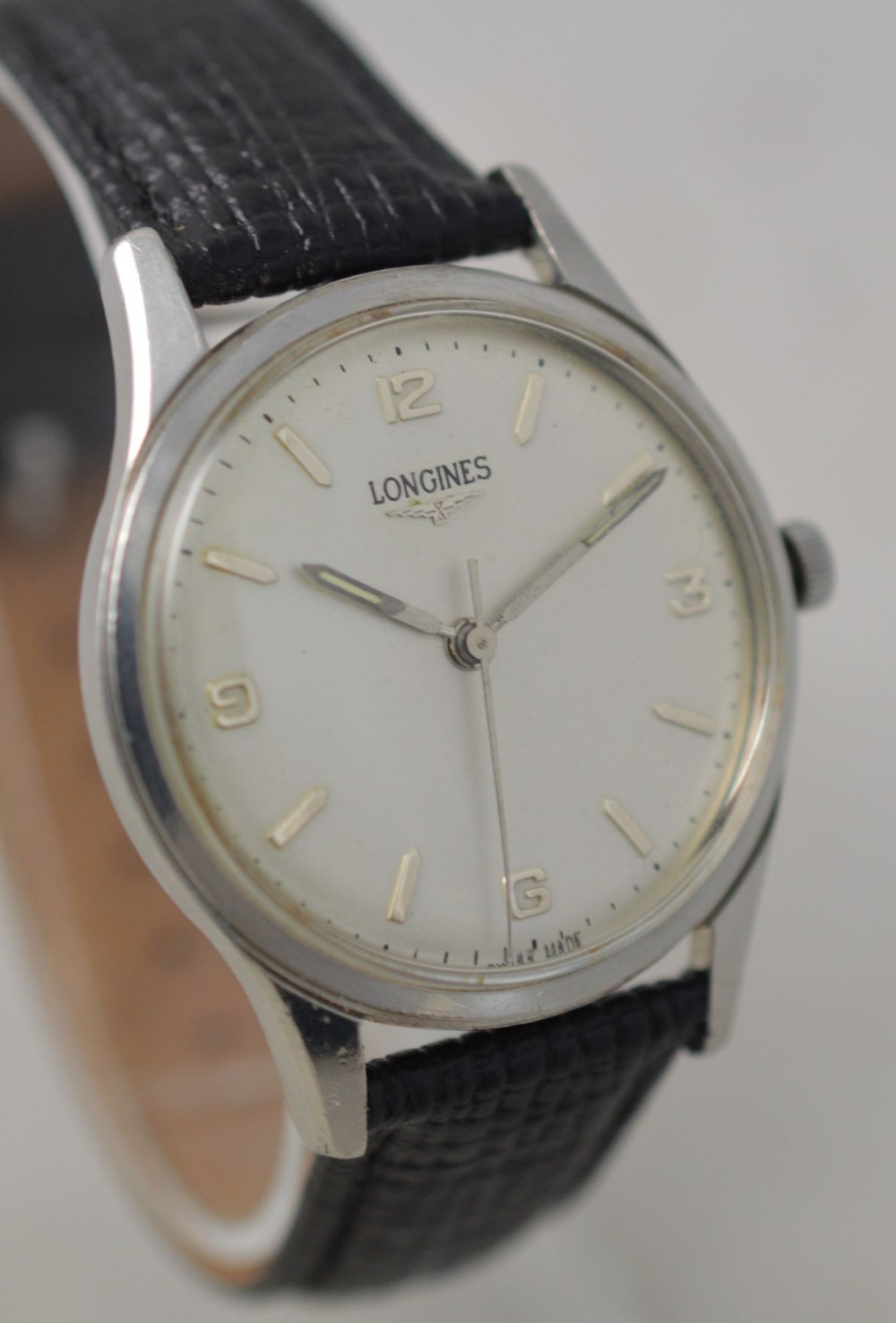 1962 Longines Stainless Steel Wristwatch