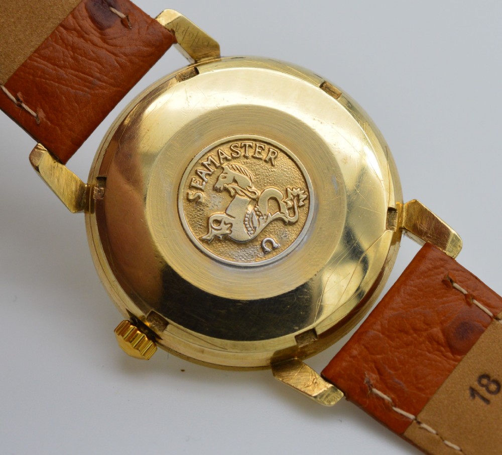 1967 Omega Seamaster 9K Gold Wristwatch View VI