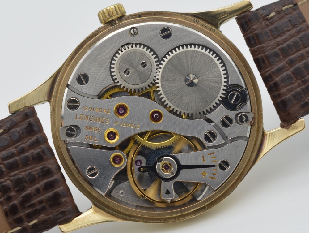 1964 Longines 9K Gold Wristwatch with Box View V