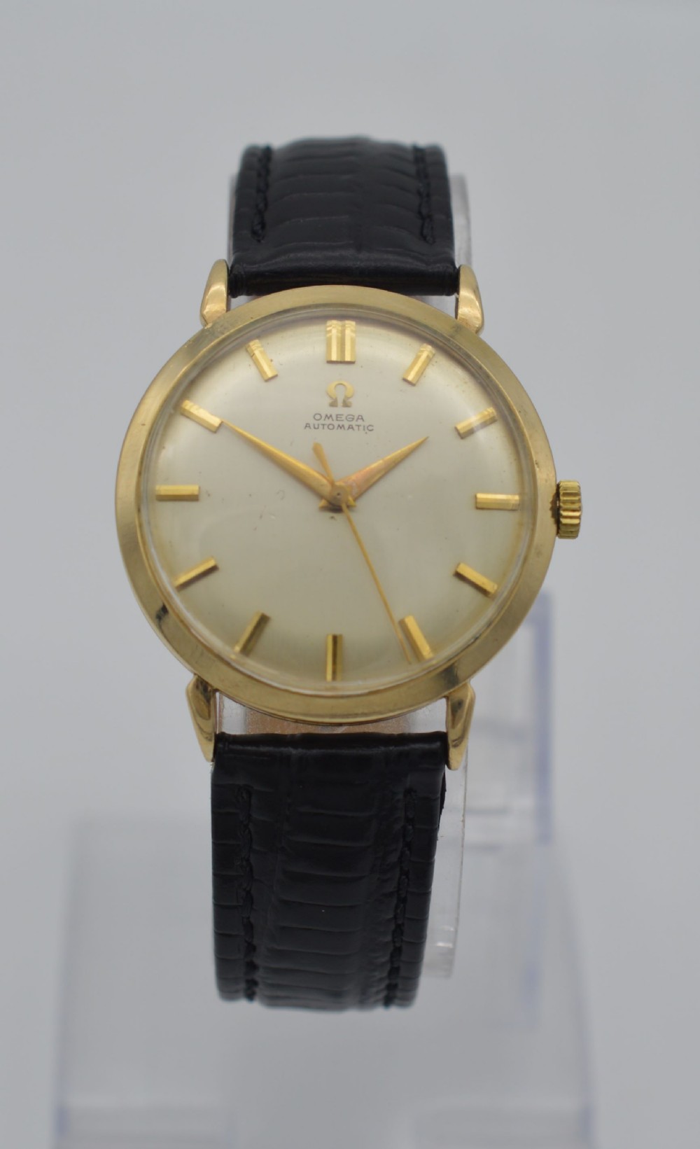 1955 Omega Automatic 9K Gold Wristwatch