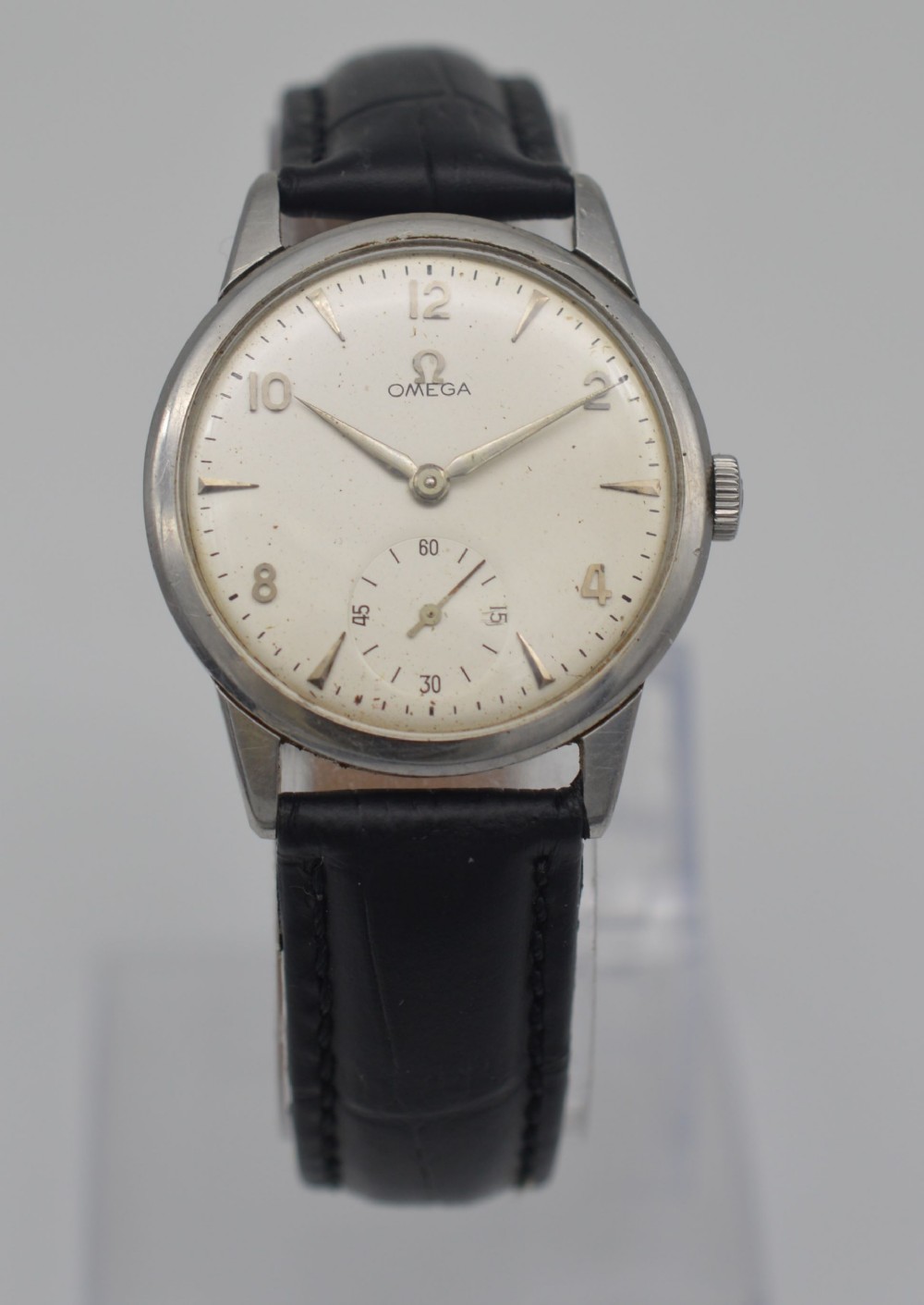 1958 Omega Stainless Steel Wristwatch