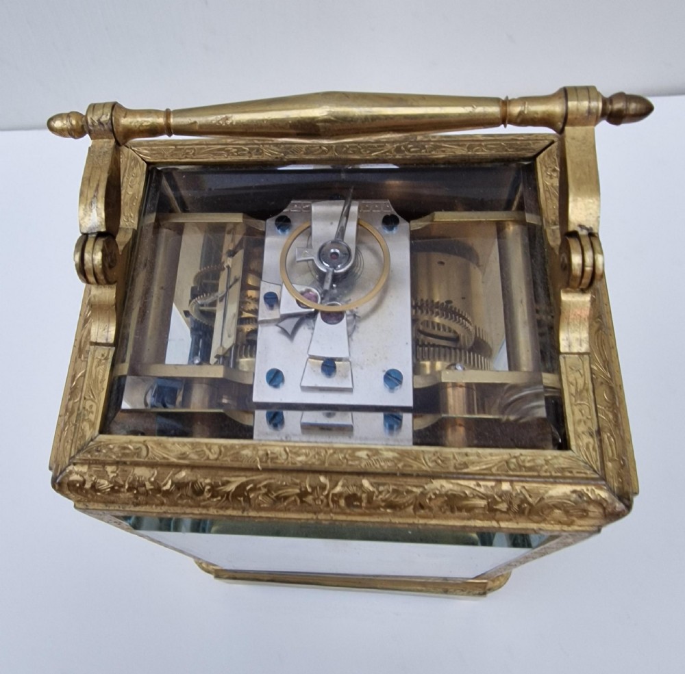 Charles Oudin, Paris Calendar Dials Striking Carriage Clock View IV
