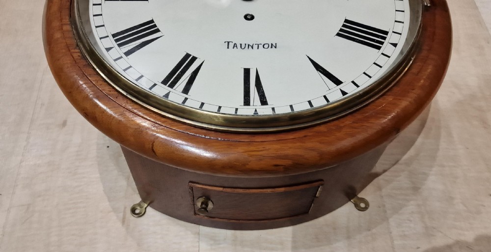 Charles Haddon, Taunton Fusee Dial Wall Clock View II