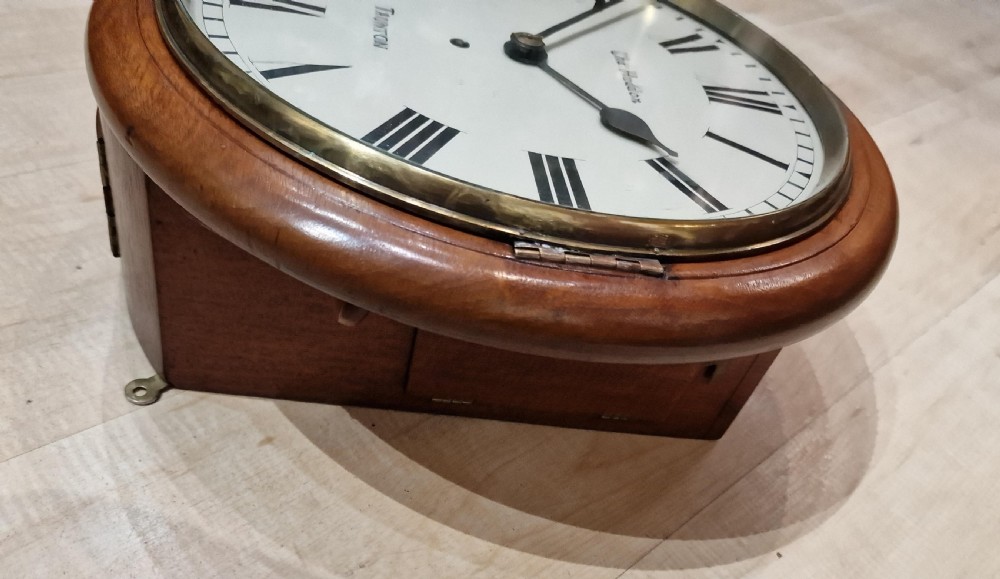 Charles Haddon, Taunton Fusee Dial Wall Clock View IV