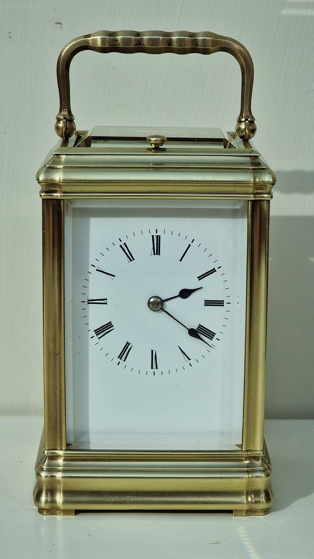 A Fine Quality Gorge Cased Striking Carriage Clock