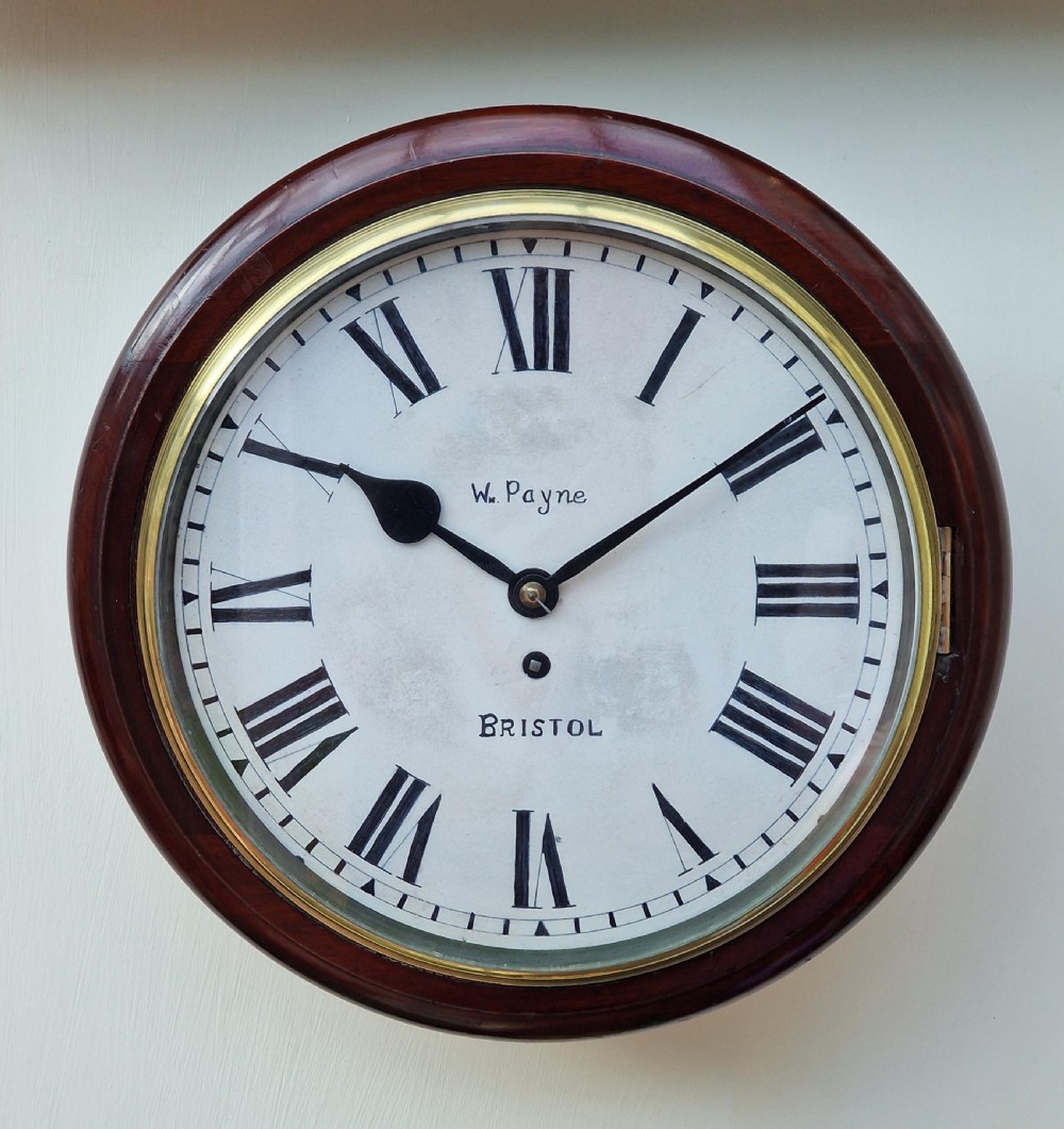 W Payne, Bristol Fusee Dial Wall Clock