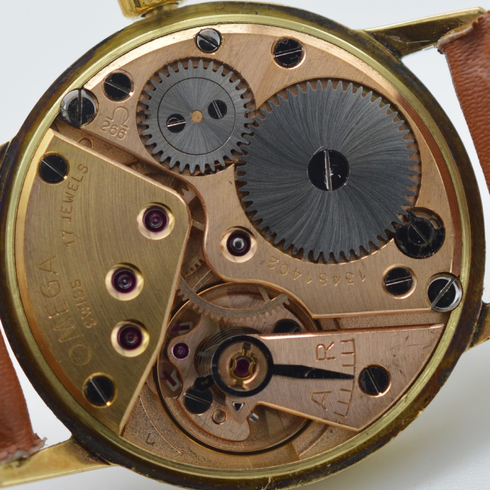 1952 Omega 14K Gold Wristwatch View VII