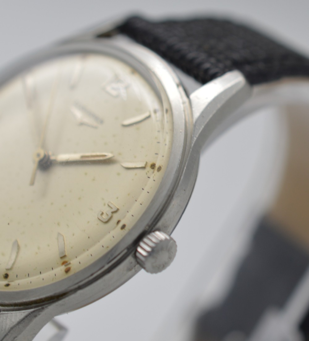 1958 Longines Stainless Steel Wristwatch View III